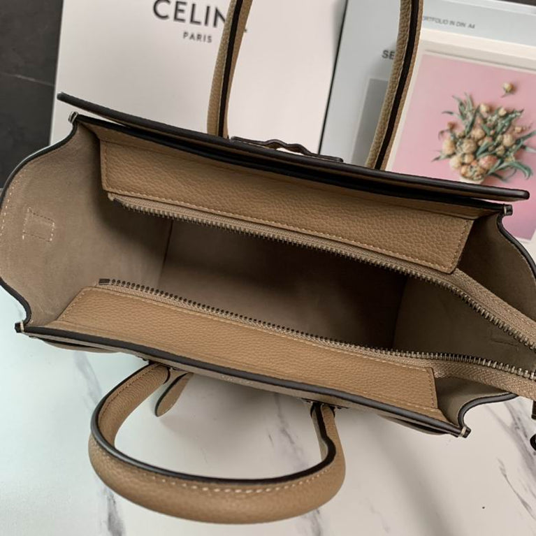 Celine Nano Luggage Soft Calfskin Designer Bag