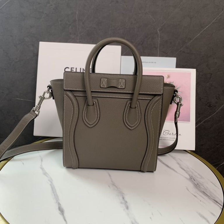 Celine Nano Luggage Soft Calfskin Designer Bag