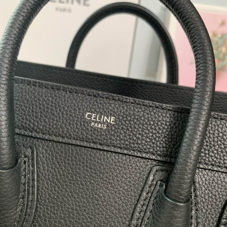 Celine Nano Luggage Soft Calfskin Designer Bag