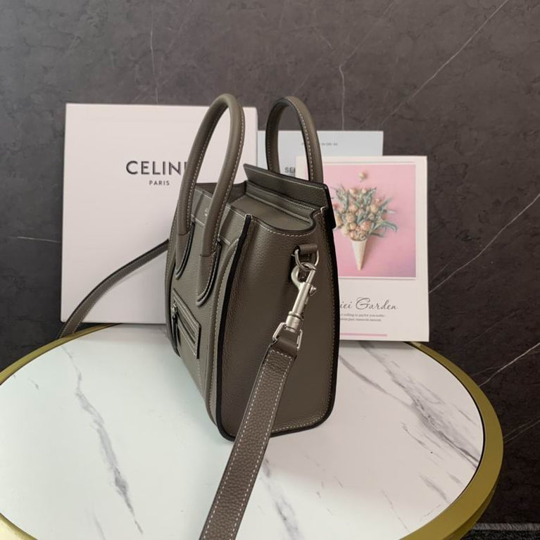 Celine Nano Luggage Soft Calfskin Designer Bag