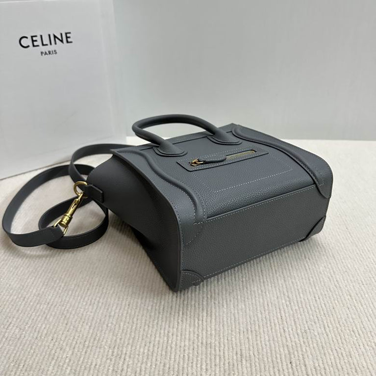 Celine Nano Luggage Soft Calfskin Designer Bag