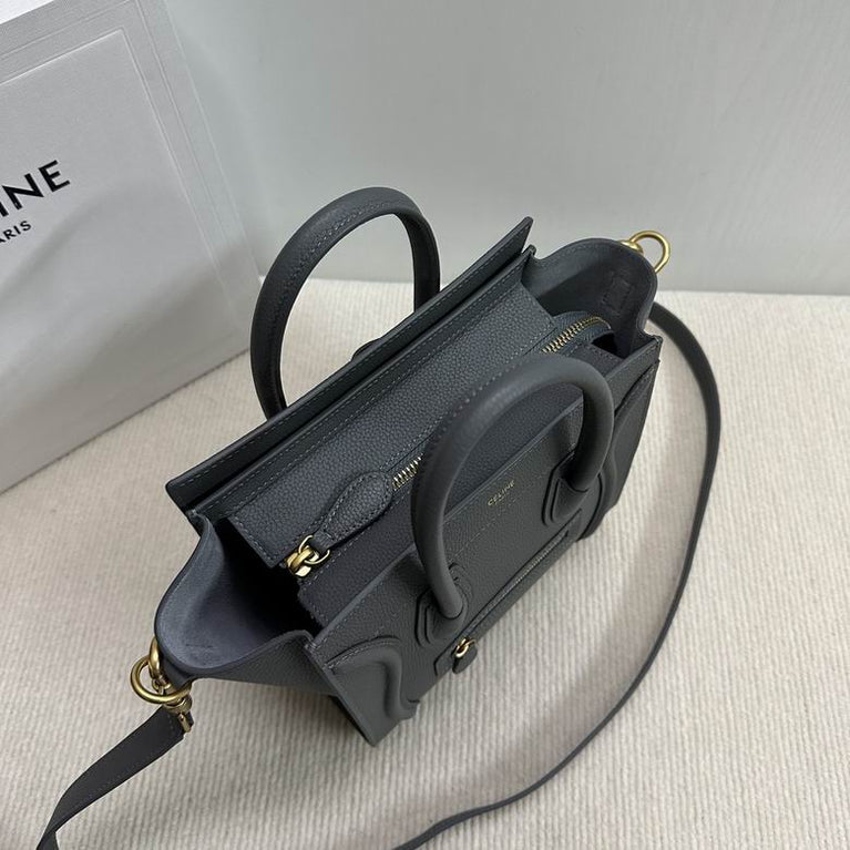 Celine Nano Luggage Soft Calfskin Designer Bag