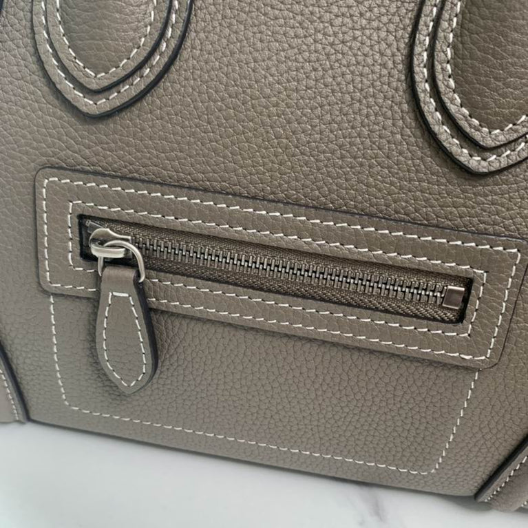 Celine Nano Luggage Soft Calfskin Designer Bag