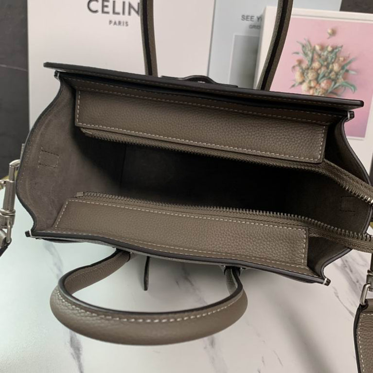 Celine Nano Luggage Soft Calfskin Designer Bag