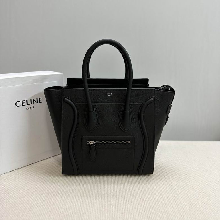 Celine Mini Luggage Soft Calfskin Leather Handbag
