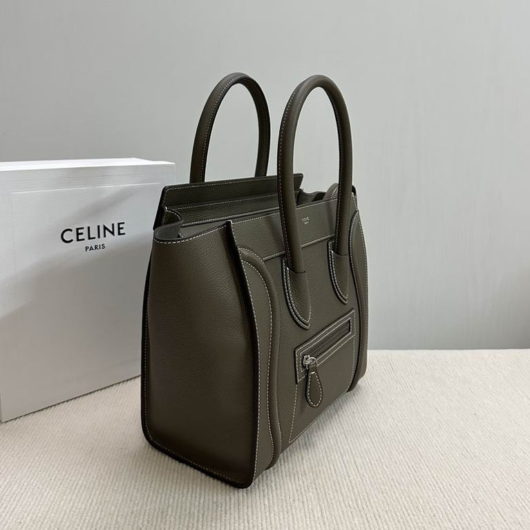 Celine Mini Luggage Soft Calfskin Leather Handbag