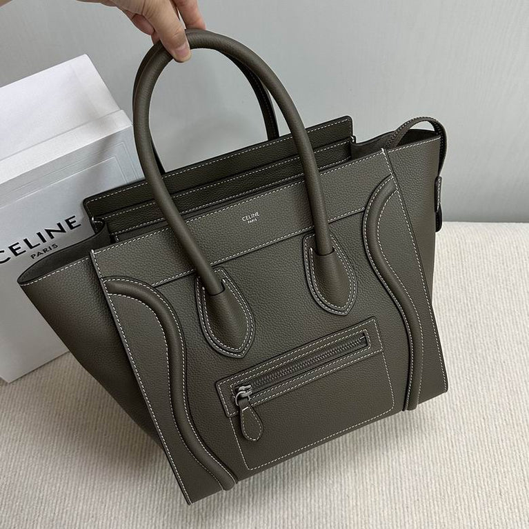 Celine Mini Luggage Soft Calfskin Leather Handbag