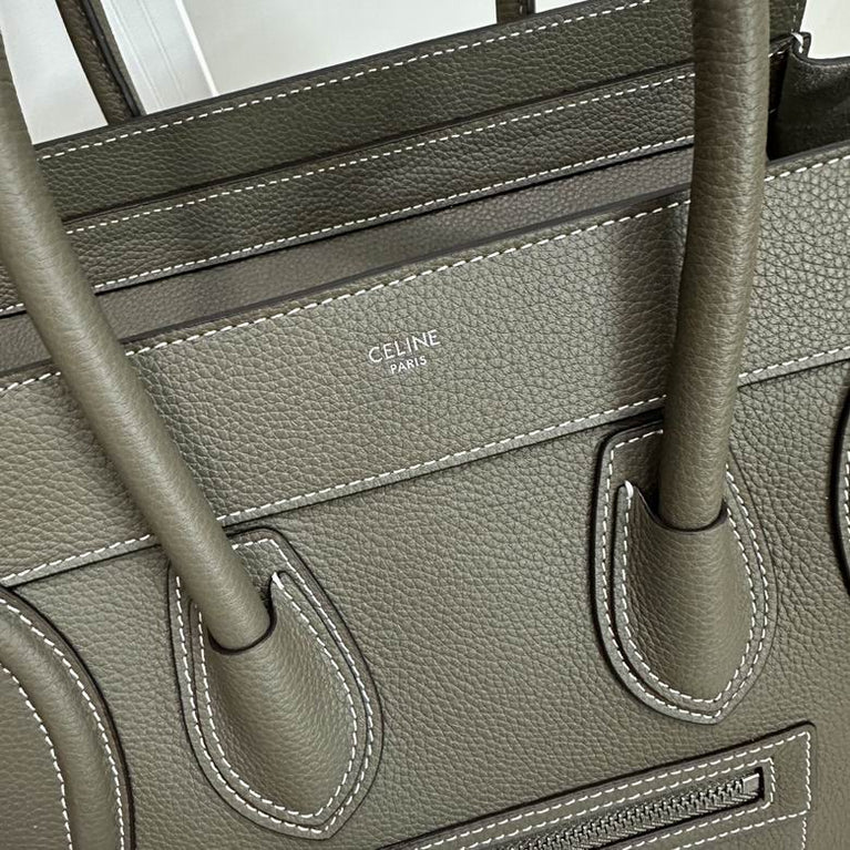 Celine Mini Luggage Soft Calfskin Leather Handbag