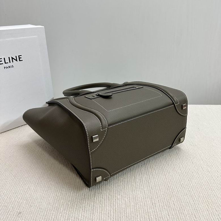 Celine Mini Luggage Soft Calfskin Leather Handbag
