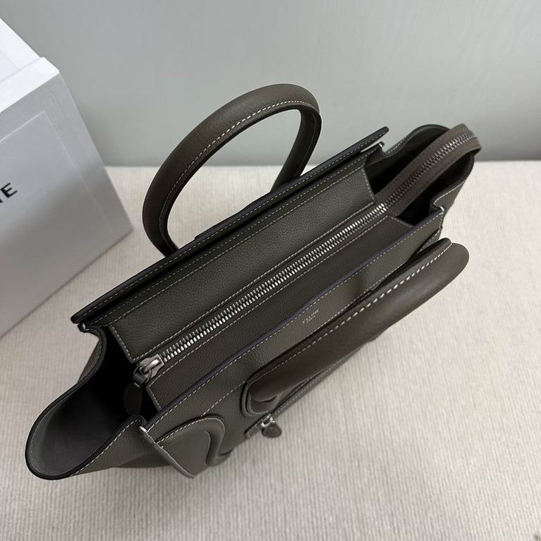 Celine Mini Luggage Soft Calfskin Leather Handbag