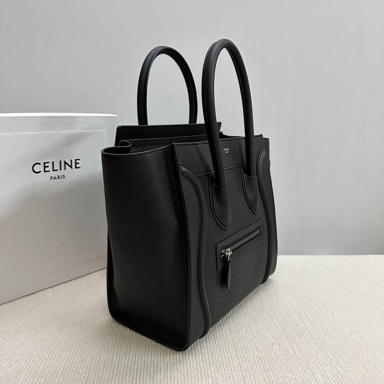 Celine Mini Luggage Soft Calfskin Leather Handbag