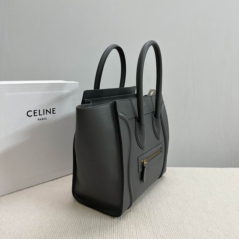 Celine Mini Luggage Soft Calfskin Leather Handbag