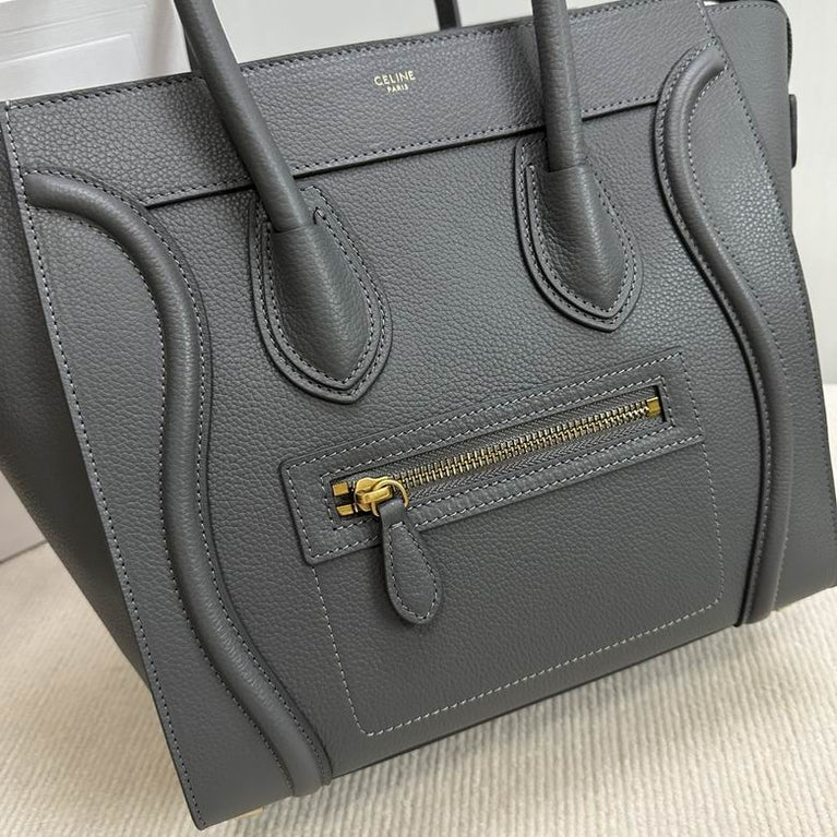 Celine Mini Luggage Soft Calfskin Leather Handbag