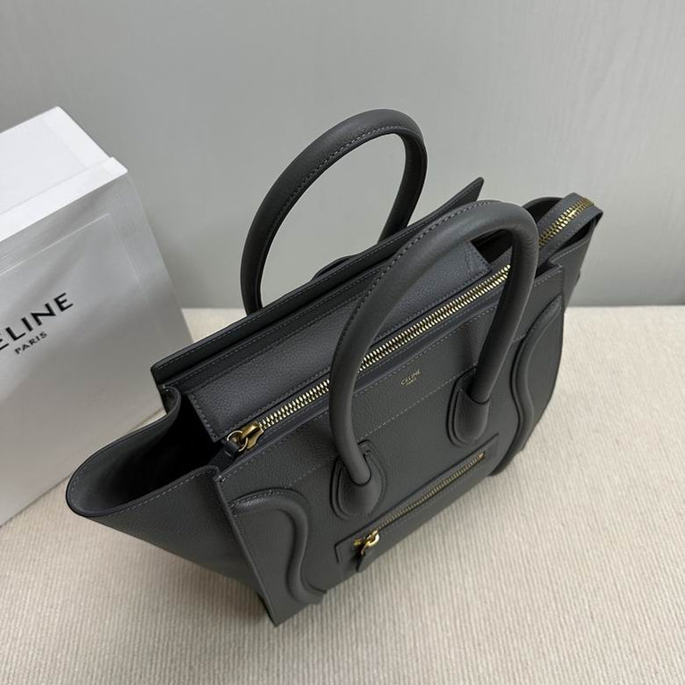 Celine Mini Luggage Soft Calfskin Leather Handbag