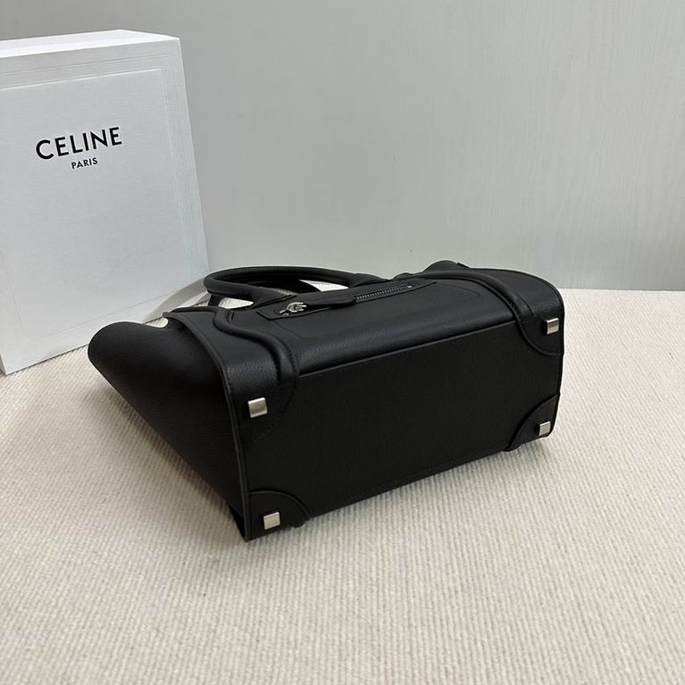 Celine Mini Luggage Soft Calfskin Leather Handbag