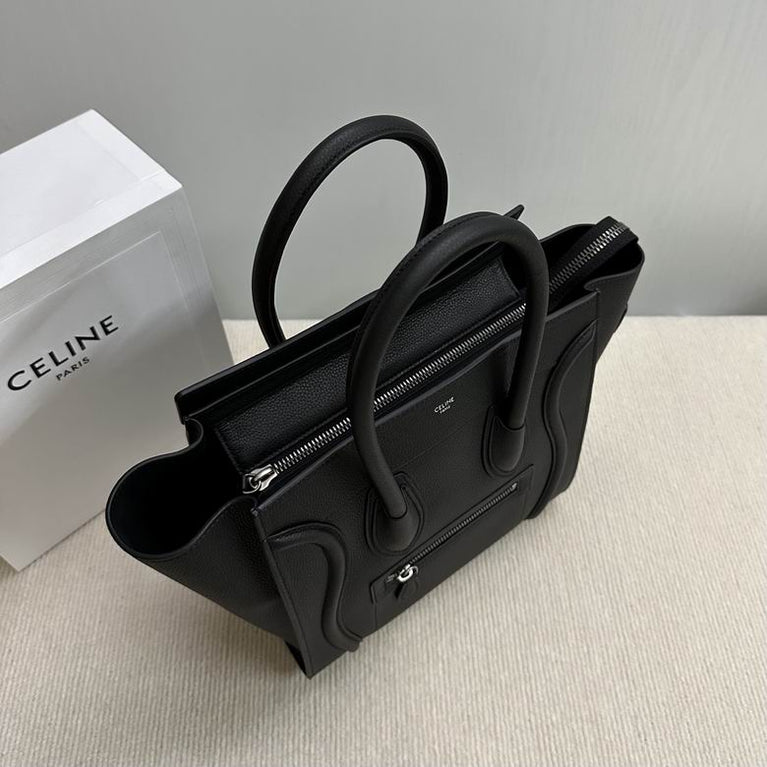 Celine Mini Luggage Soft Calfskin Leather Handbag