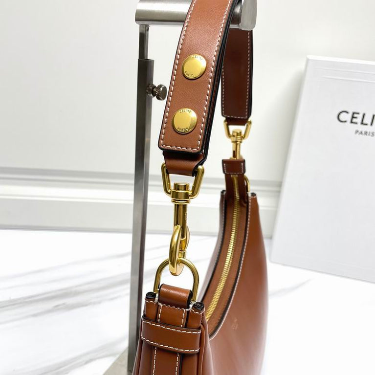 Celine Ava Leather Bag Iconic Luxury Shoulder Purse