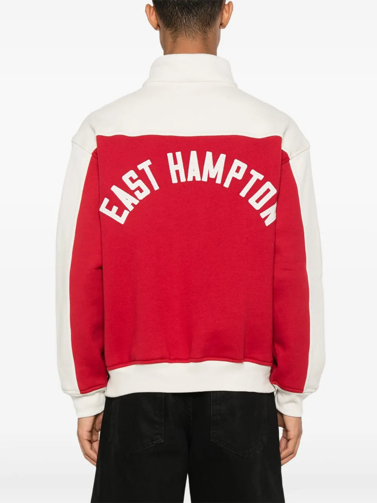 RHUDE Unisex sports half zipper sweatshirt pants set