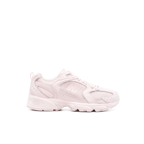 New Balance 530 Sneakers Pink for Women displayed from the side in soft pink color.