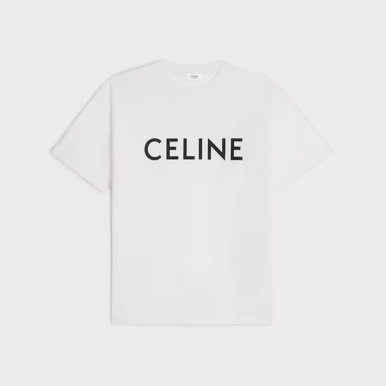 Celine Relaxed T-Shirt aus Baumwolle