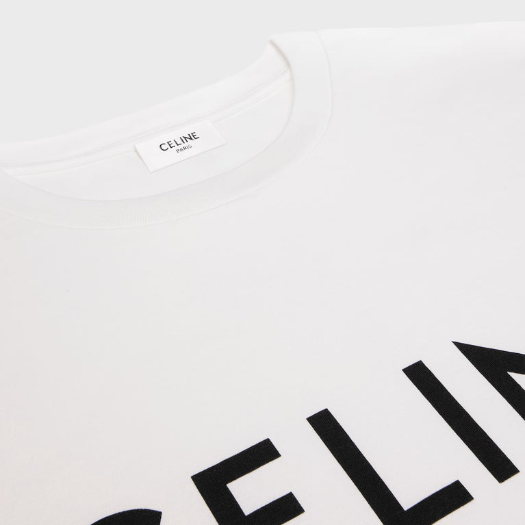 Celine Relaxed T-Shirt aus Baumwolle