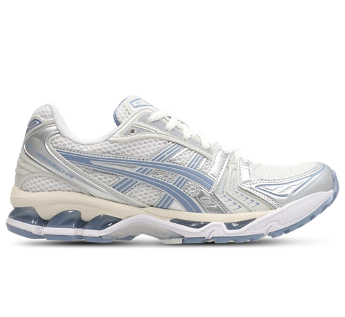 Asics Gel Kayano 14 Unisex White Light Navy Sneaker