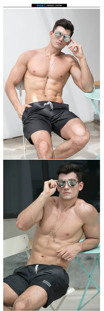 DESMIIT Men's Quick-Dry Beach Shorts