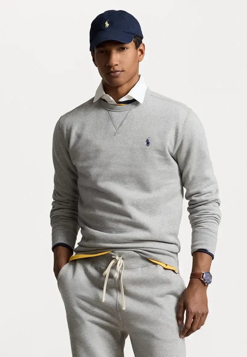 Men's Polo Ralph Lauren gray sweatshirt with crew neck
