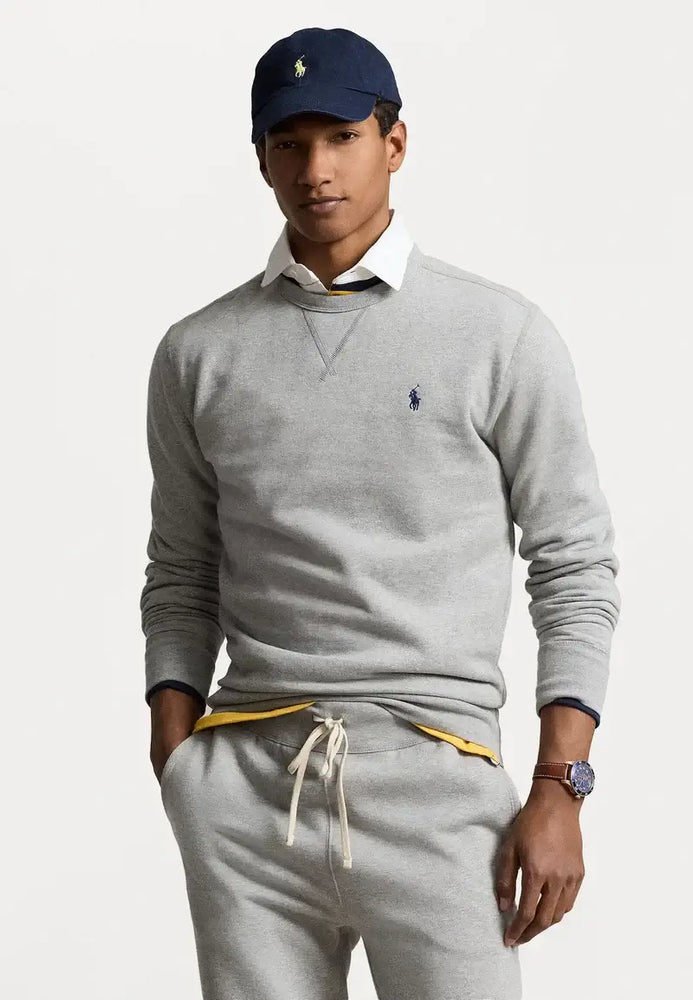 Men's Polo Ralph Lauren gray sweatshirt with crew neck