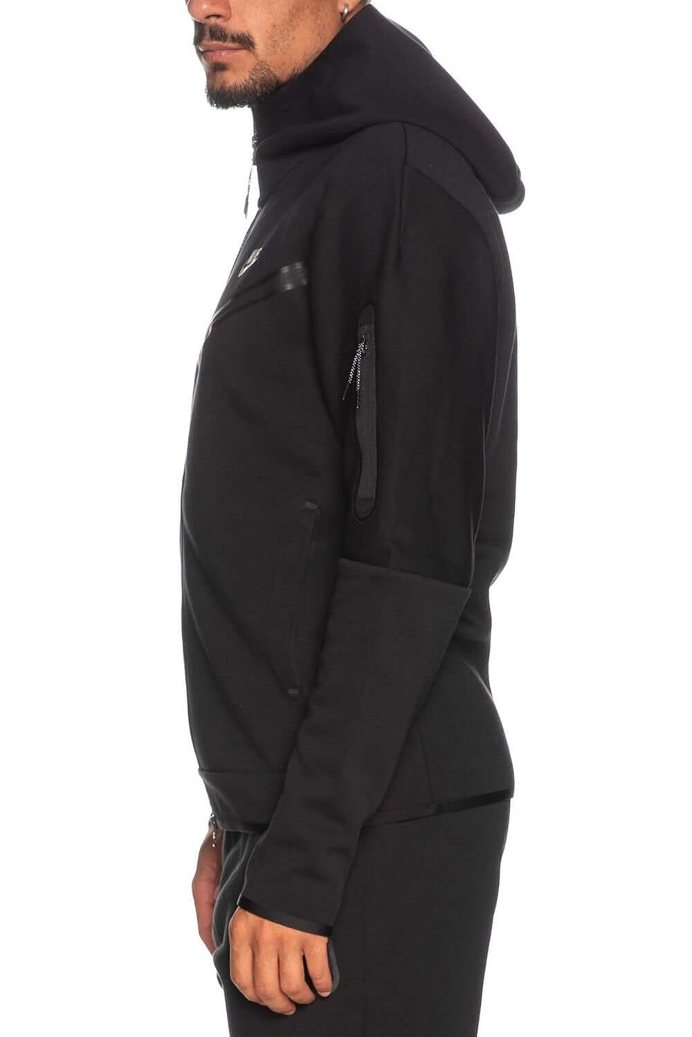 Nike Sportswear Tech Fleece Hoodie & Joggers Set Black, stylish athletic outfit in black, perfect for comfort and performance.