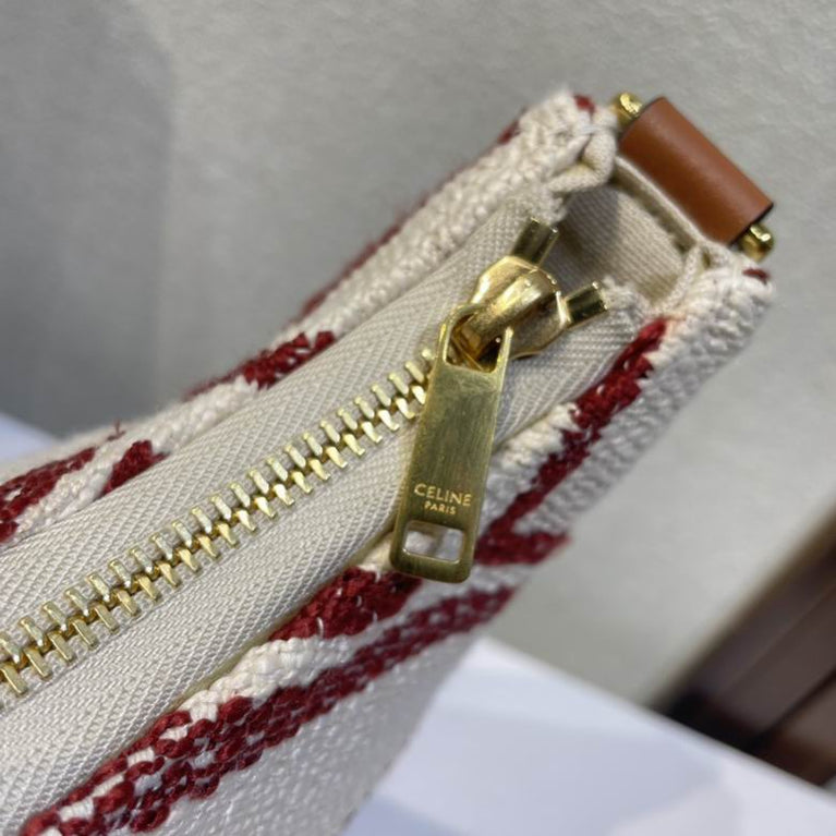 CELINE Textile Medium Ava Shoulder Bag