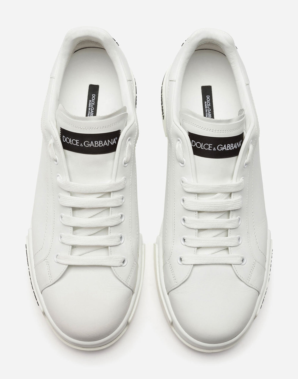 White sneakers with Dolce & Gabbana at Volonka.