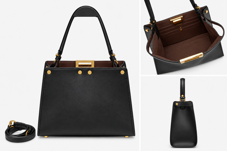 Fendi Way Medium Leather Bag