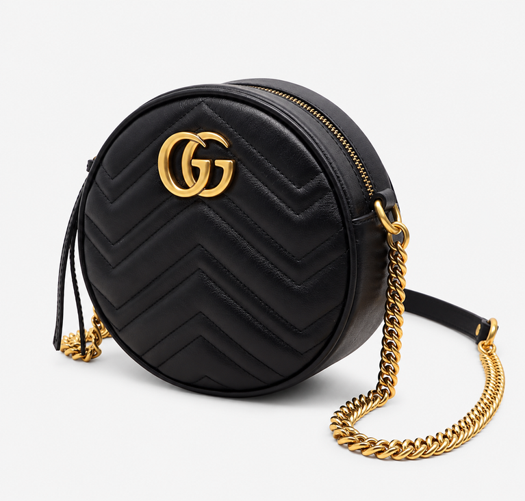 Gucci Ophidia Round Mini Shoulder Bag