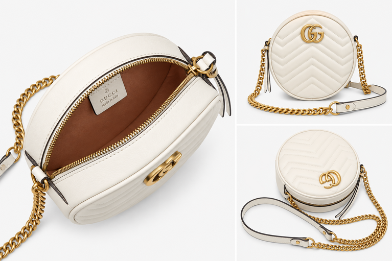 Gucci Ophidia Round Mini Shoulder Bag