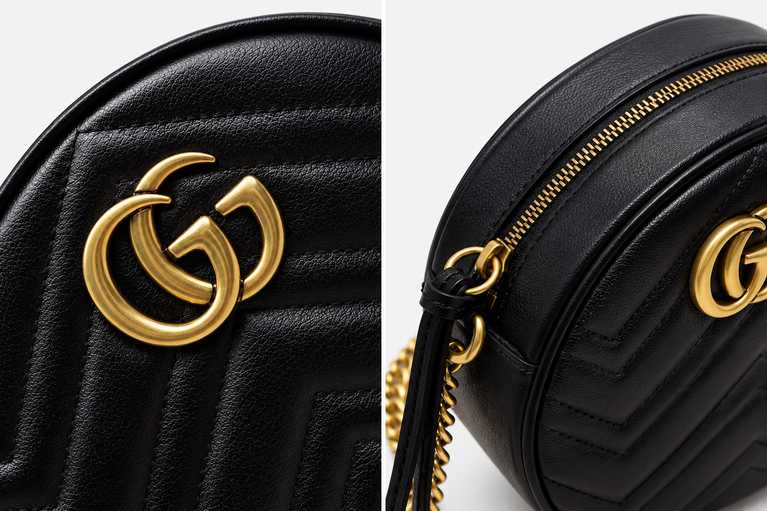 Gucci Ophidia Round Mini Shoulder Bag