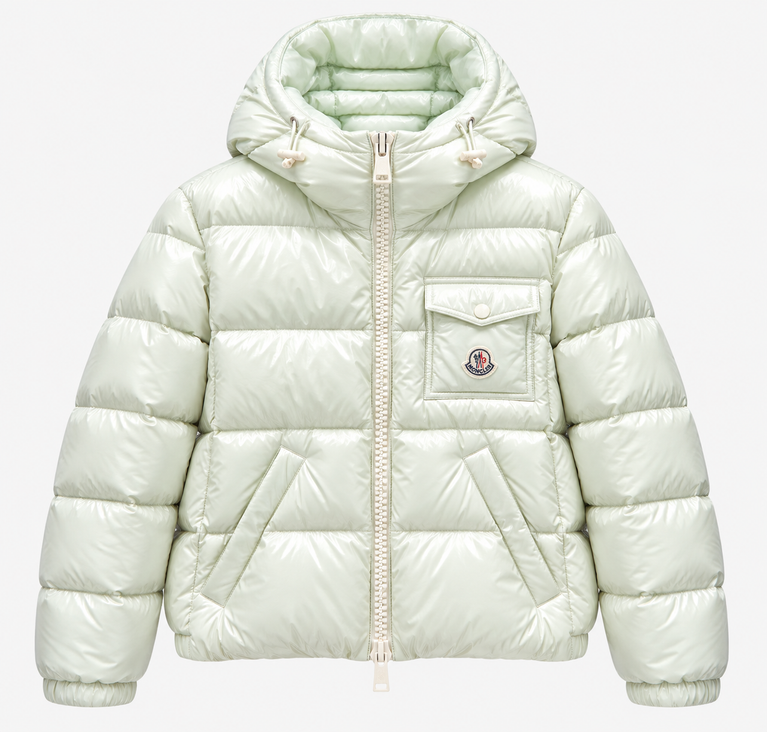 Moncler Glossy Hooded Puffer Jacket