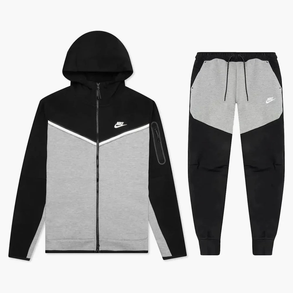 Nike Sportswear Tech Fleece Hoodie & Joggers Set Grey/Black