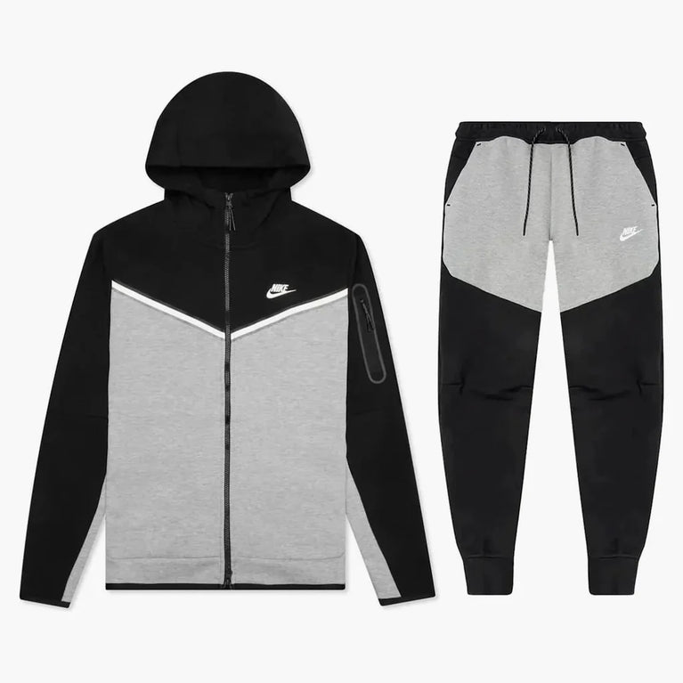 Nike Sportswear Tech Fleece Hoodie & Joggers Set Grey/Black