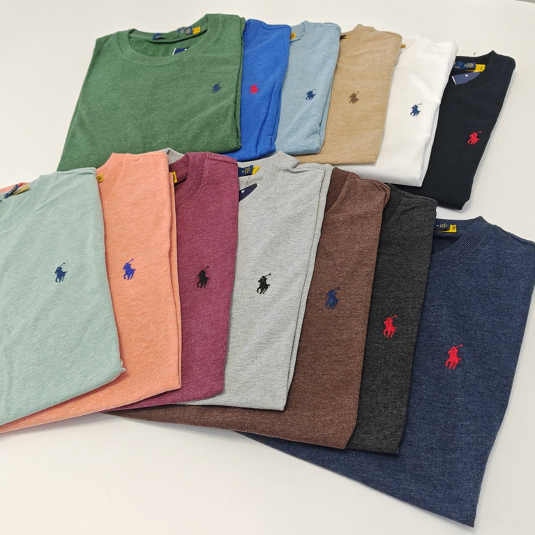 Ralph Lauren Herren Basic Baumwoll-T-Shirt