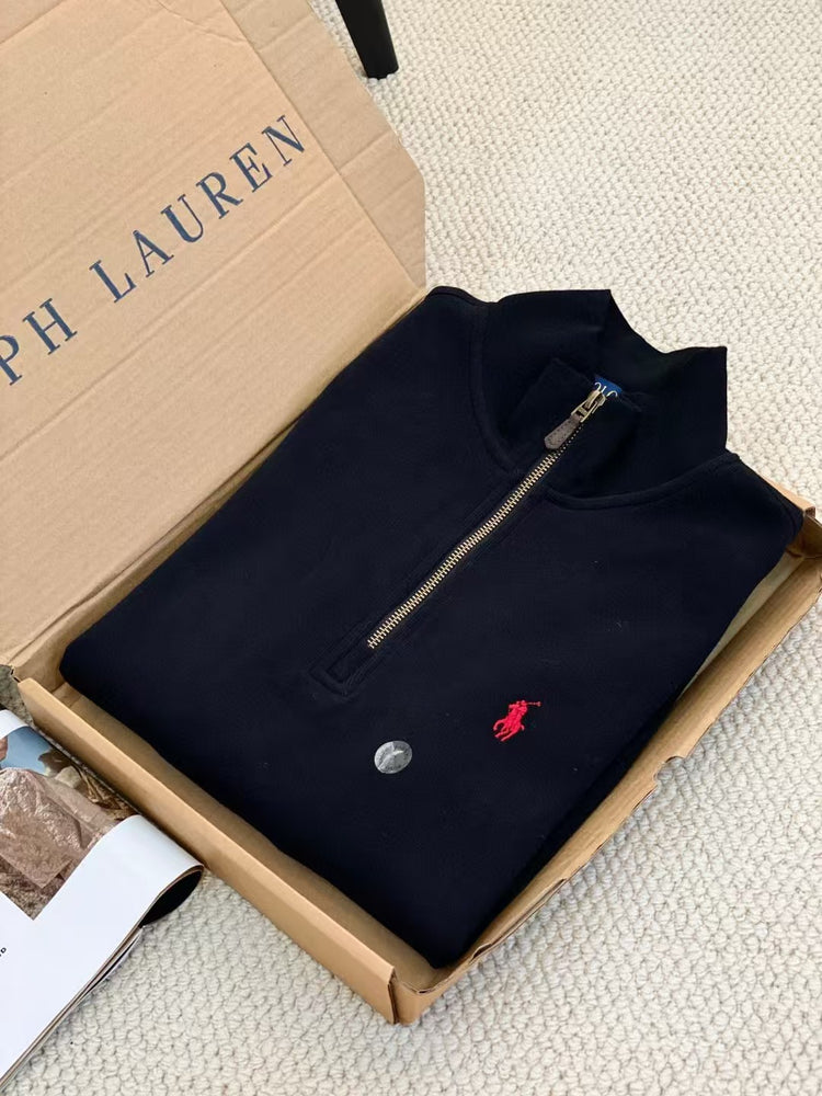 Ralph Lauren Unisex Half-Zip Long Sleeve Sweatshirt