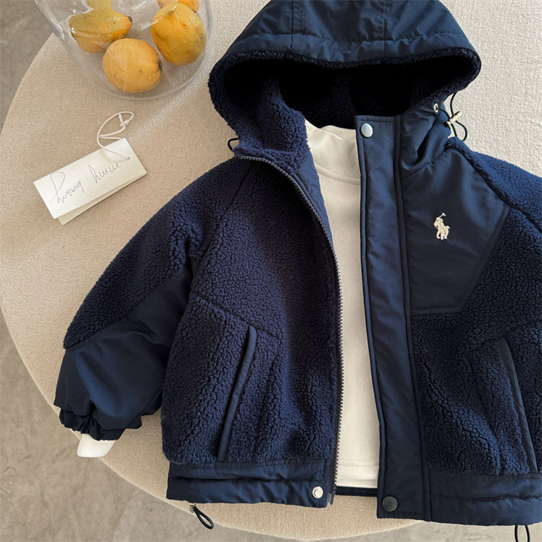 Kids Hooded Padded Cotton Jacket Winter Wear
