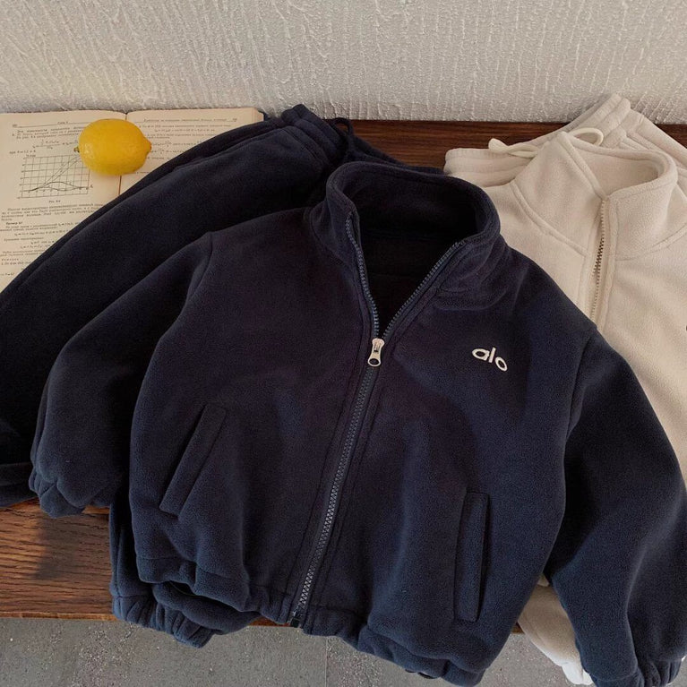 Alo Kids Autumn Winter Sweatshirt & Sweatpants two piece Set