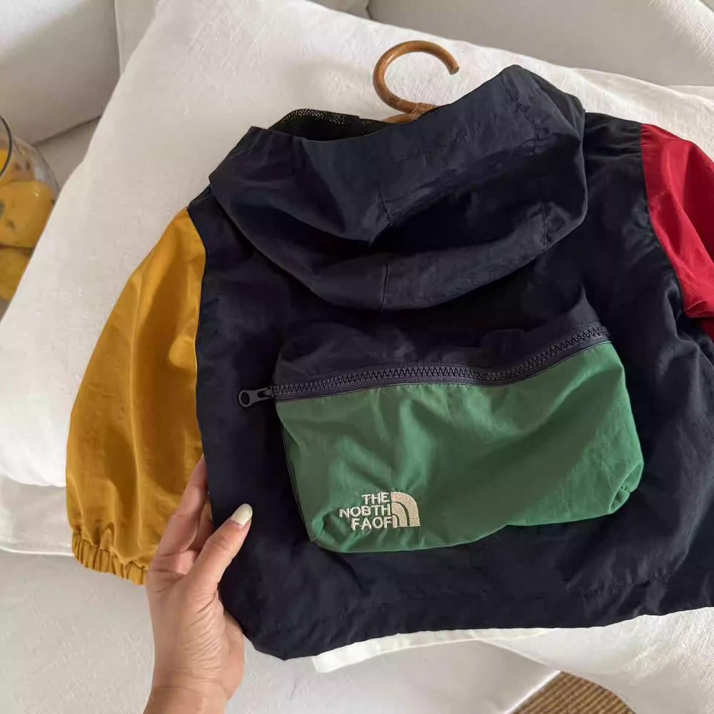 The North Face Kids Hooded Jacket Autumn Trendy Style