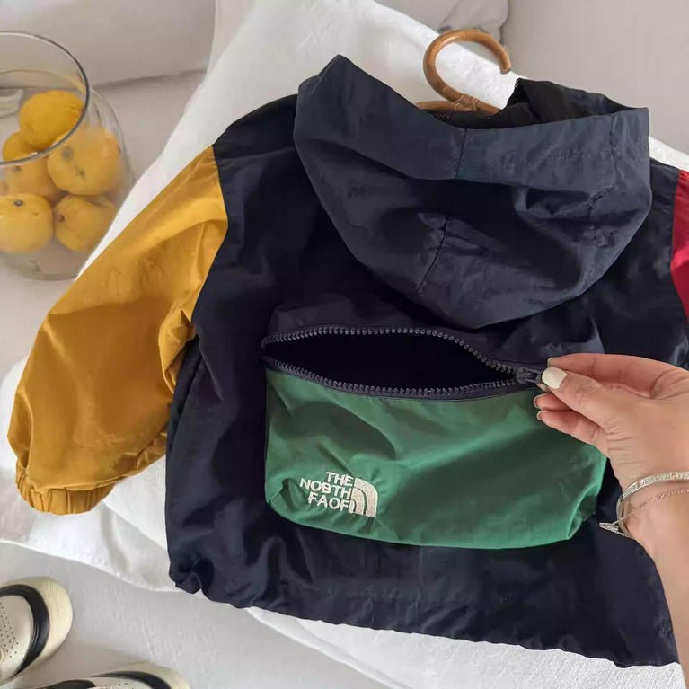 The North Face Kids Hooded Jacket Autumn Trendy Style