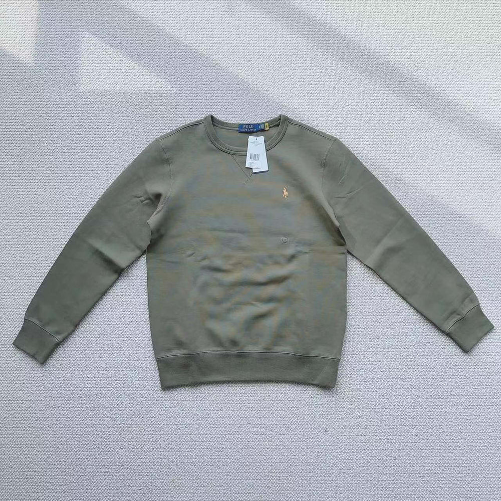 Olive green Polo Ralph Lauren crew neck sweatshirt