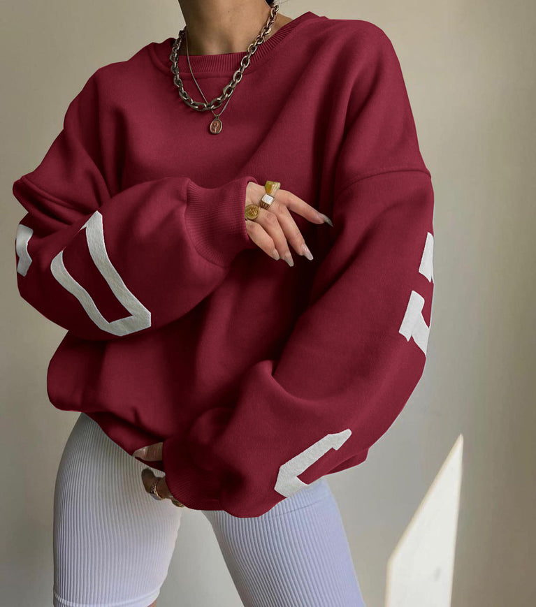 Women's Thickened Long-Sleeve Casual Sweater