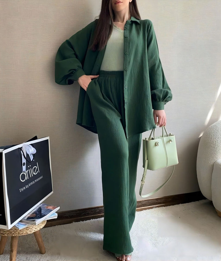 Women's New Long Sleeve Two-Piece Set