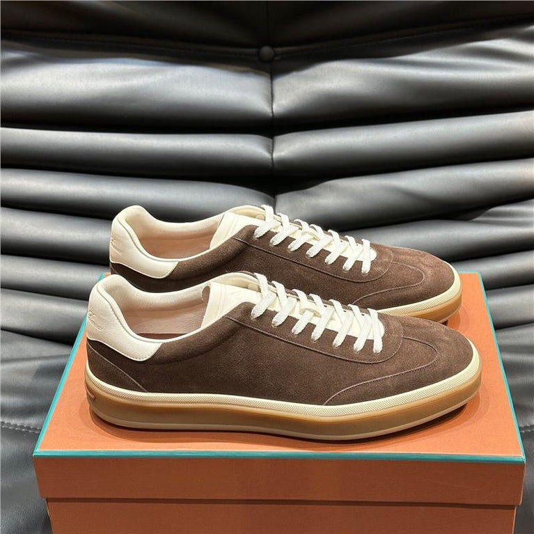 LP Men's Tennis Walk Sneakers (Suede Calf Split)