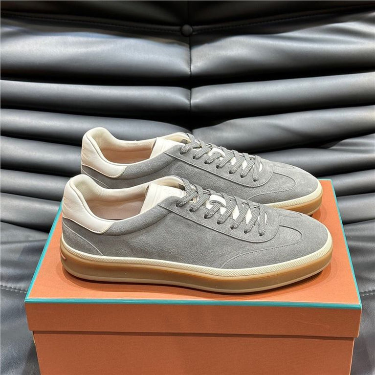 LP Men's Tennis Walk Sneakers (Suede Calf Split)